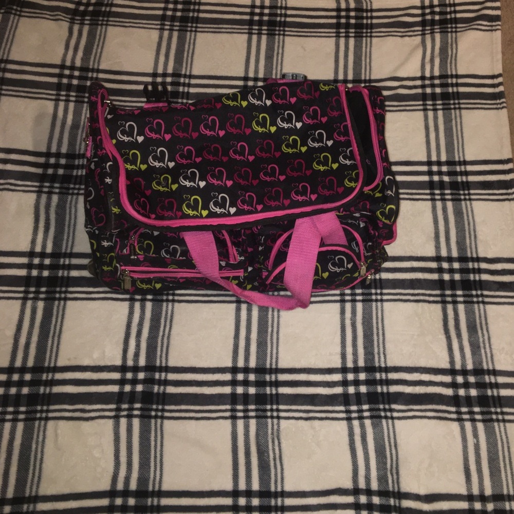Girls suitcase duffle bag